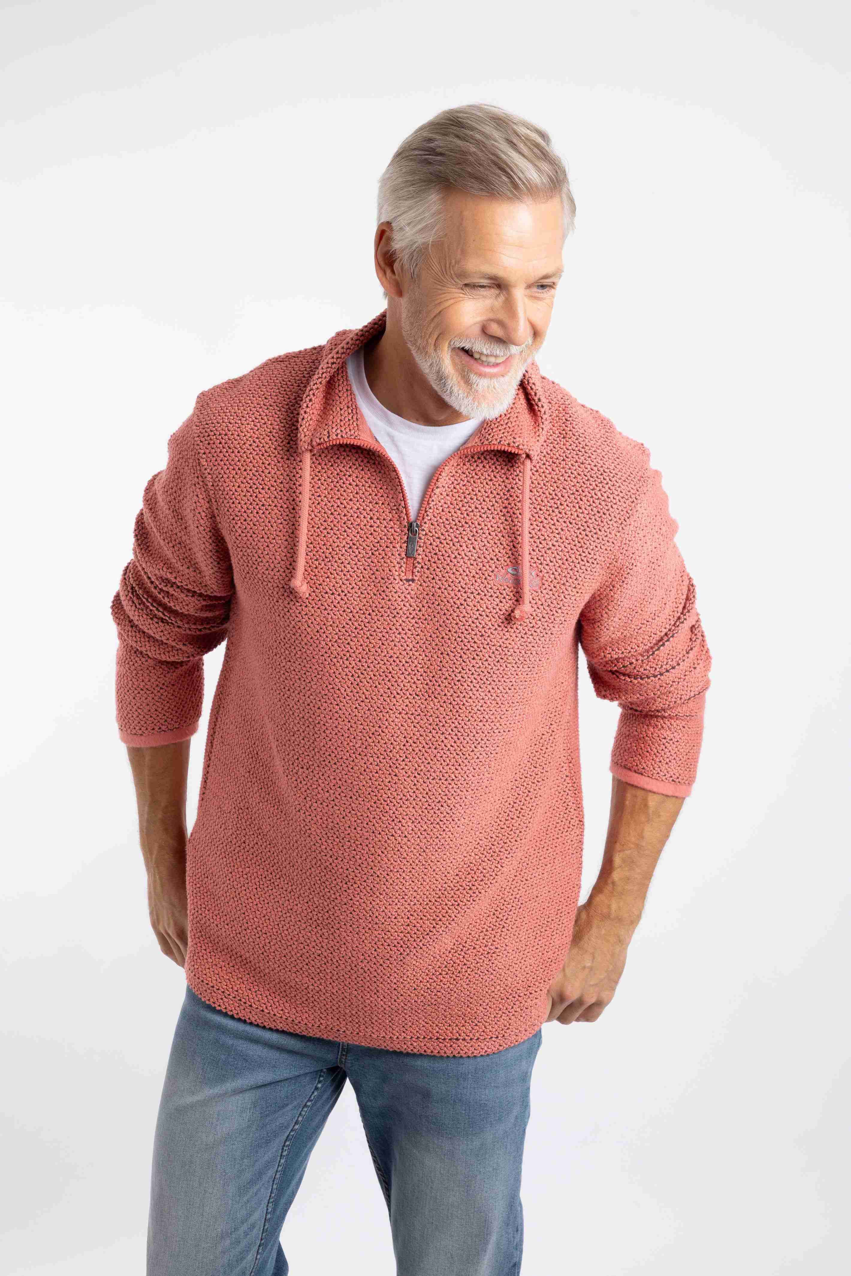 Cruiser 1/4 Zip Macaroni Sweatshirt Nantucket