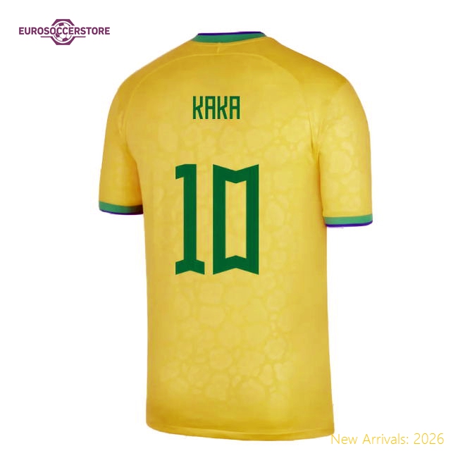 Brazil Children 2022 Home Jersey Shirt Football Fan Supporter Game Day Apparel