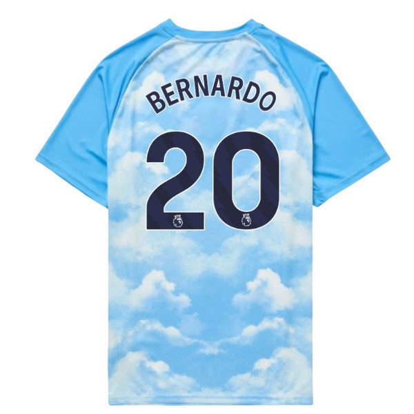 [LLS] 2026-2027 Man City Warm Up Jersey (Icy Blue) - Kids (Bernardo 20)