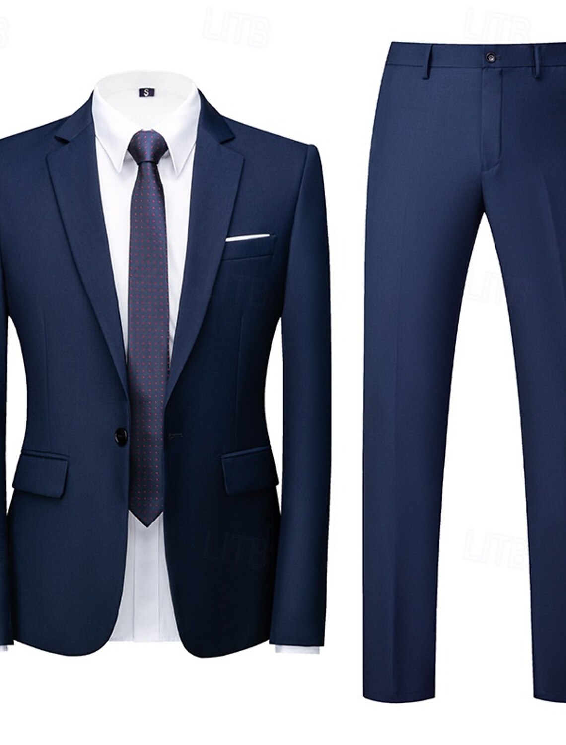 Men's Blazer Suits Business Cocktail Party Wedding 2 Piece Fashion