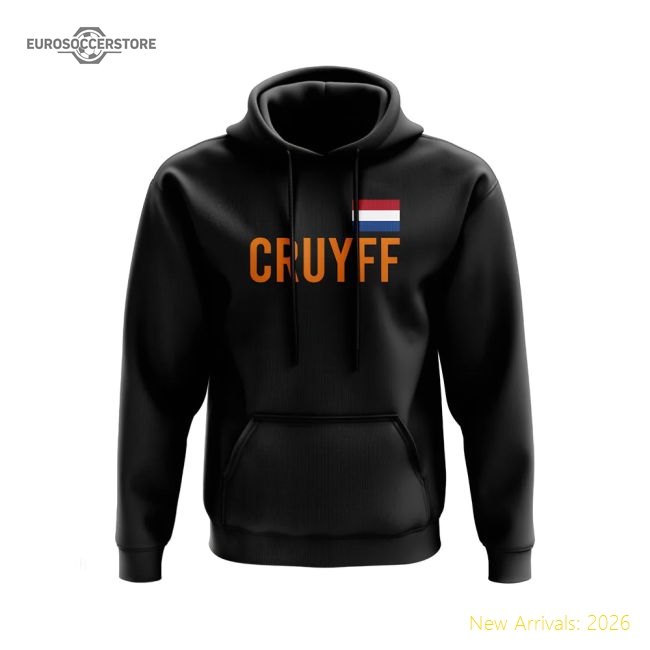 Johan Cruyff Holland Name Hoody (Black)