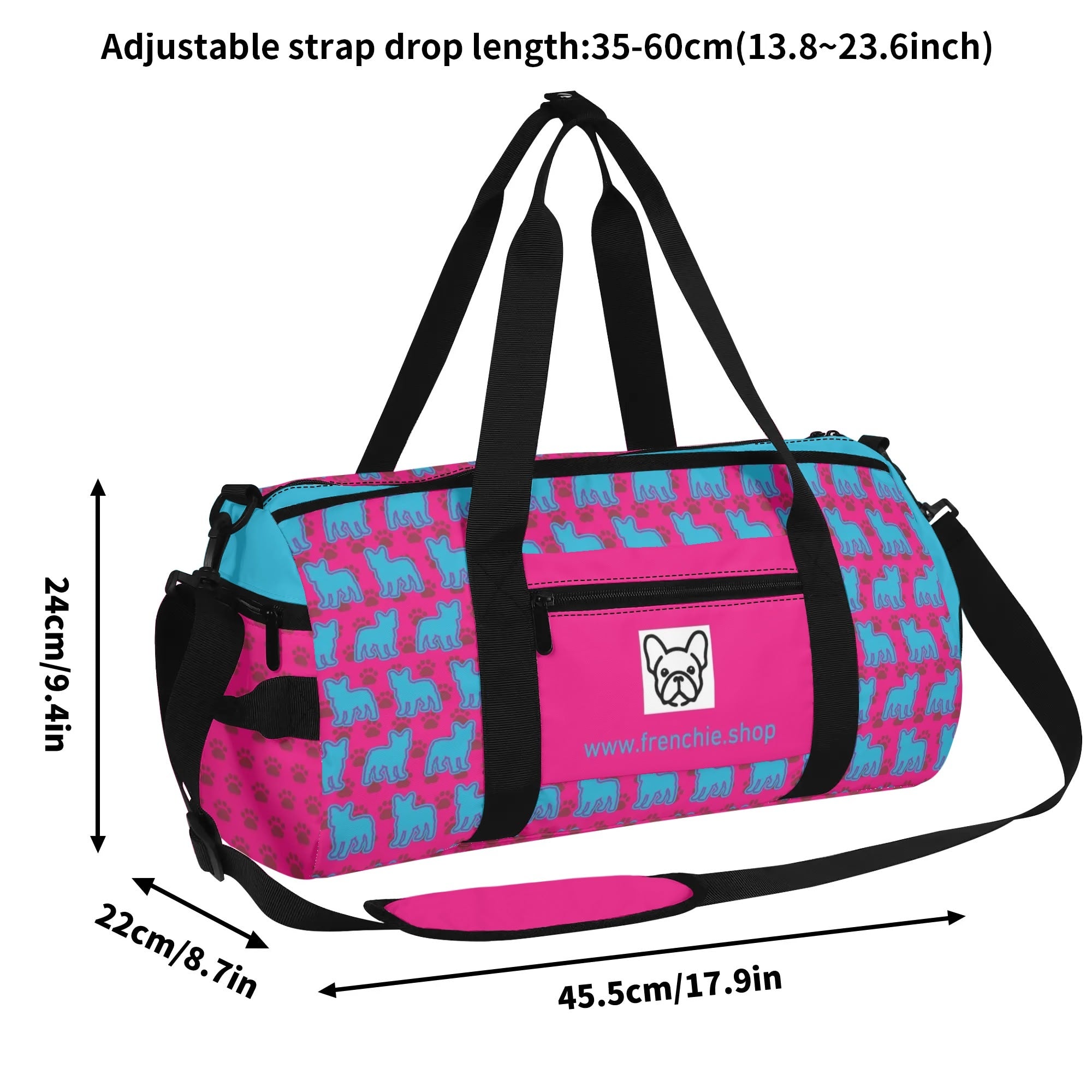 Frenchie-Fan Belle - Gym Bag For Frenchie Lovers for Everyday Wear