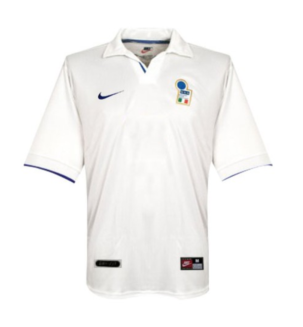 Licensed Moisture Wicking 1998 World Cup Italy Away Retro Shirt