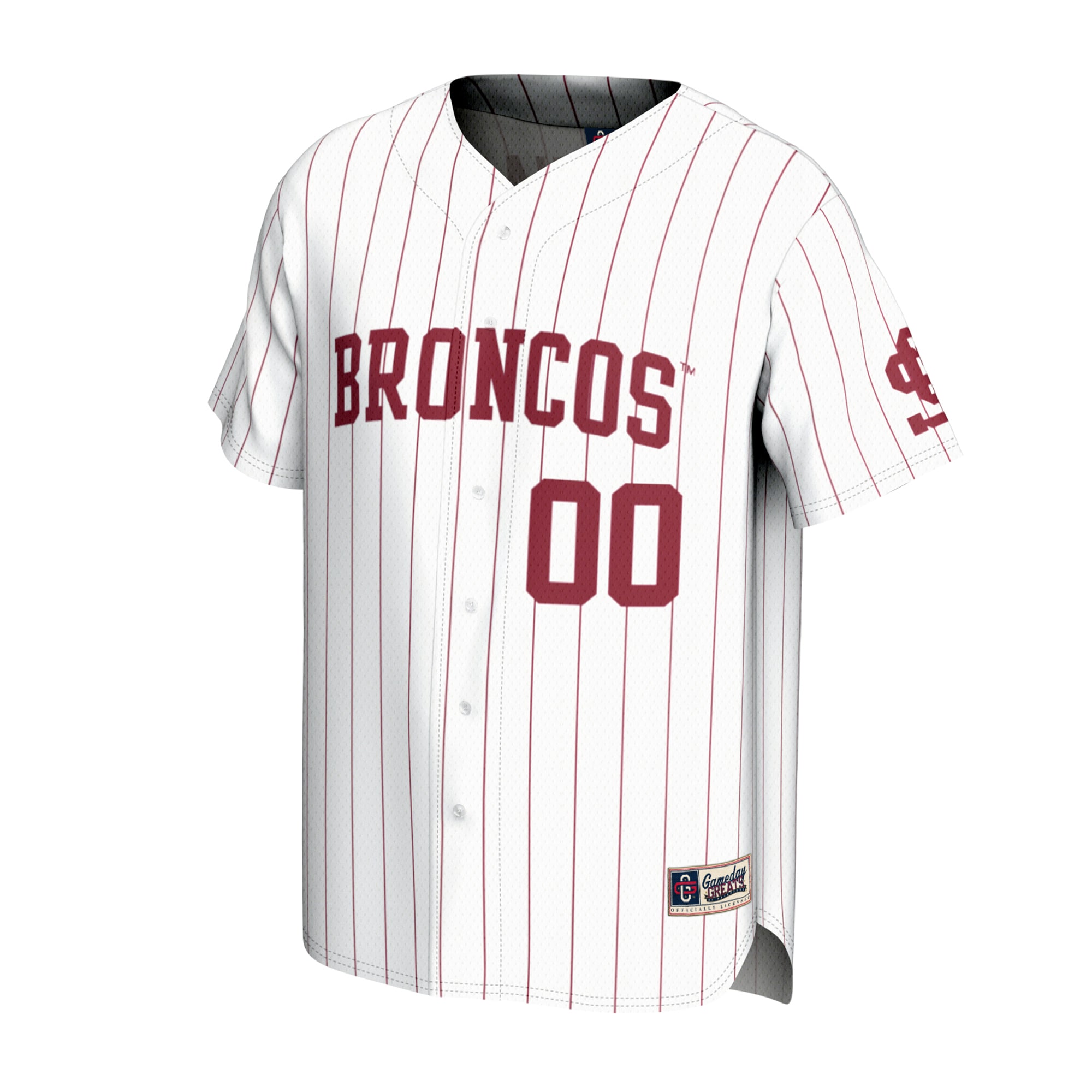 [DDG] Santa Clara Broncos GameDay Greats Unisex Lightweight Collegiate Baseball NIL Pick-A-Player Fashion Jersey - White