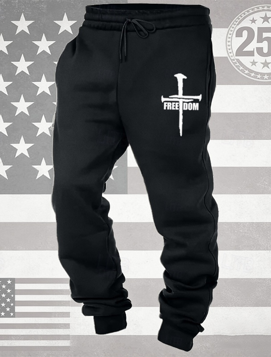 Men's Sweatpants Joggers Trousers Drawstring Pocket Elastic Waist
