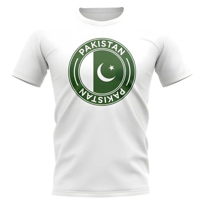 Pakistan Football Badge T-Shirt (White)