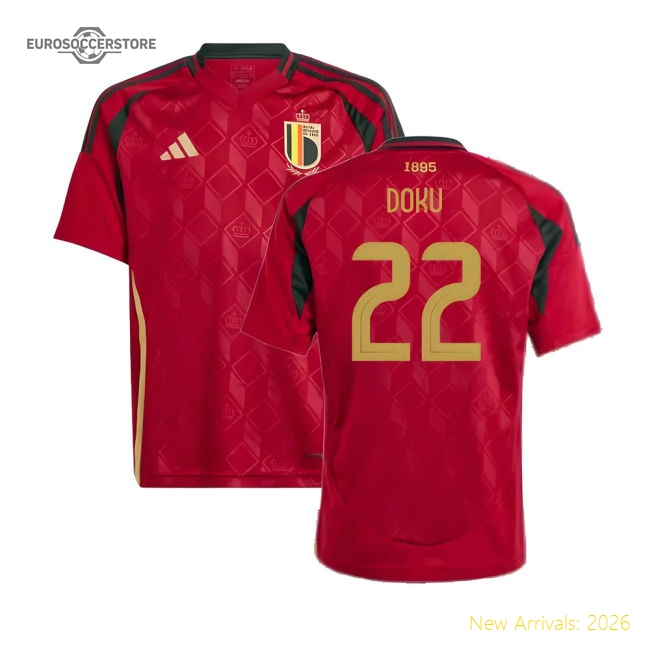 Belgium 2024-2025 Home Jersey - Pro Quick-dry Modern Modern