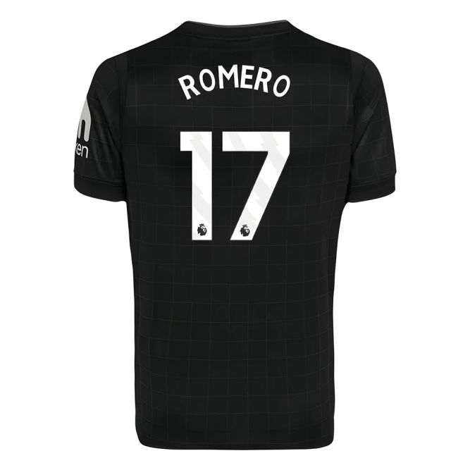 Tottenham 2025-20 Away Football Kit Romero Name & Number M S