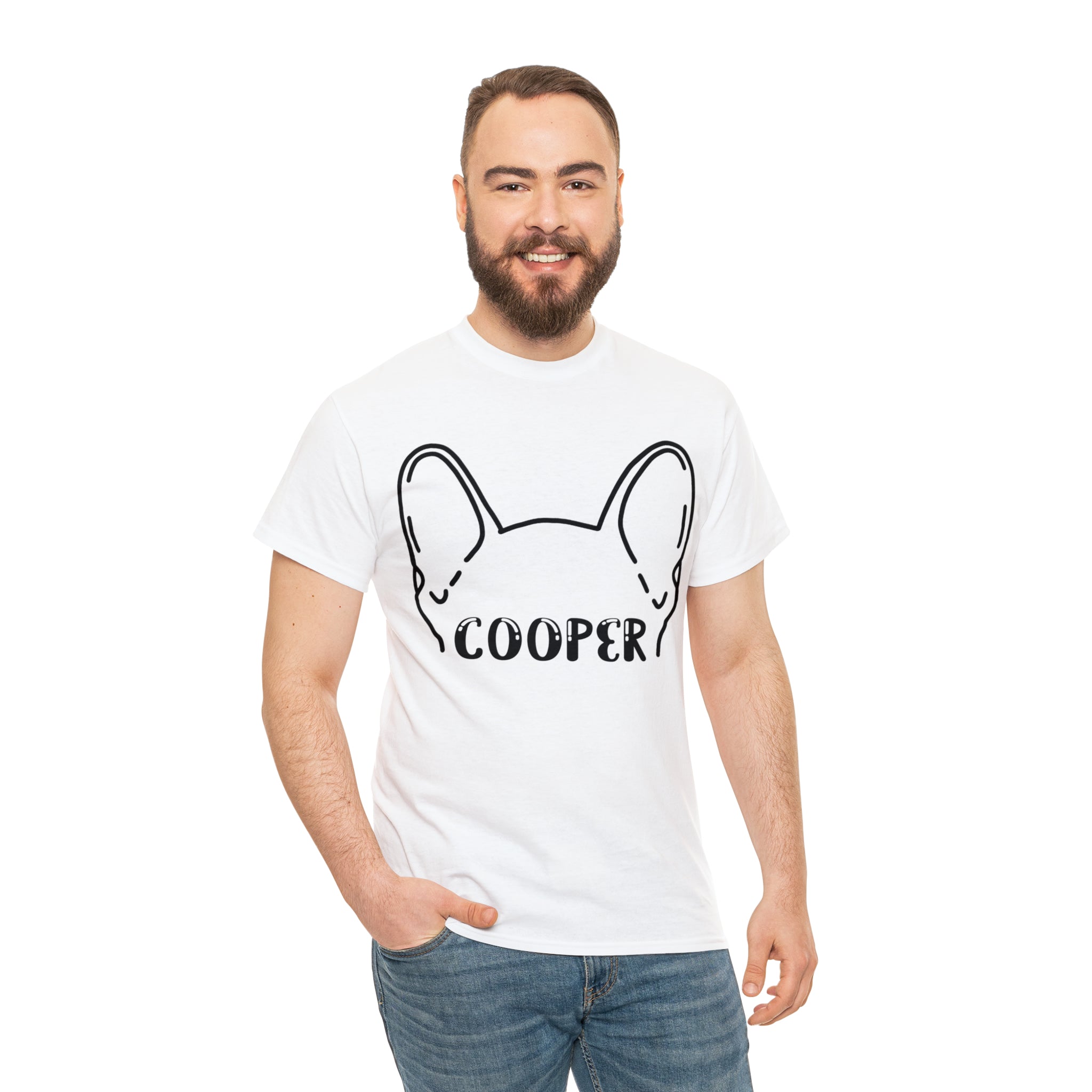 My Frenchie - Custom Unisex Cotton T-Shirt