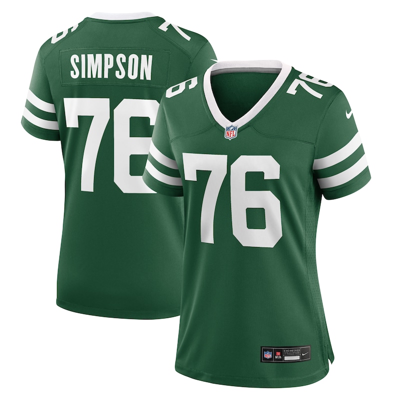 None John Simpson NY Jets Iconic Game-Ready Jersey Game Day Wear