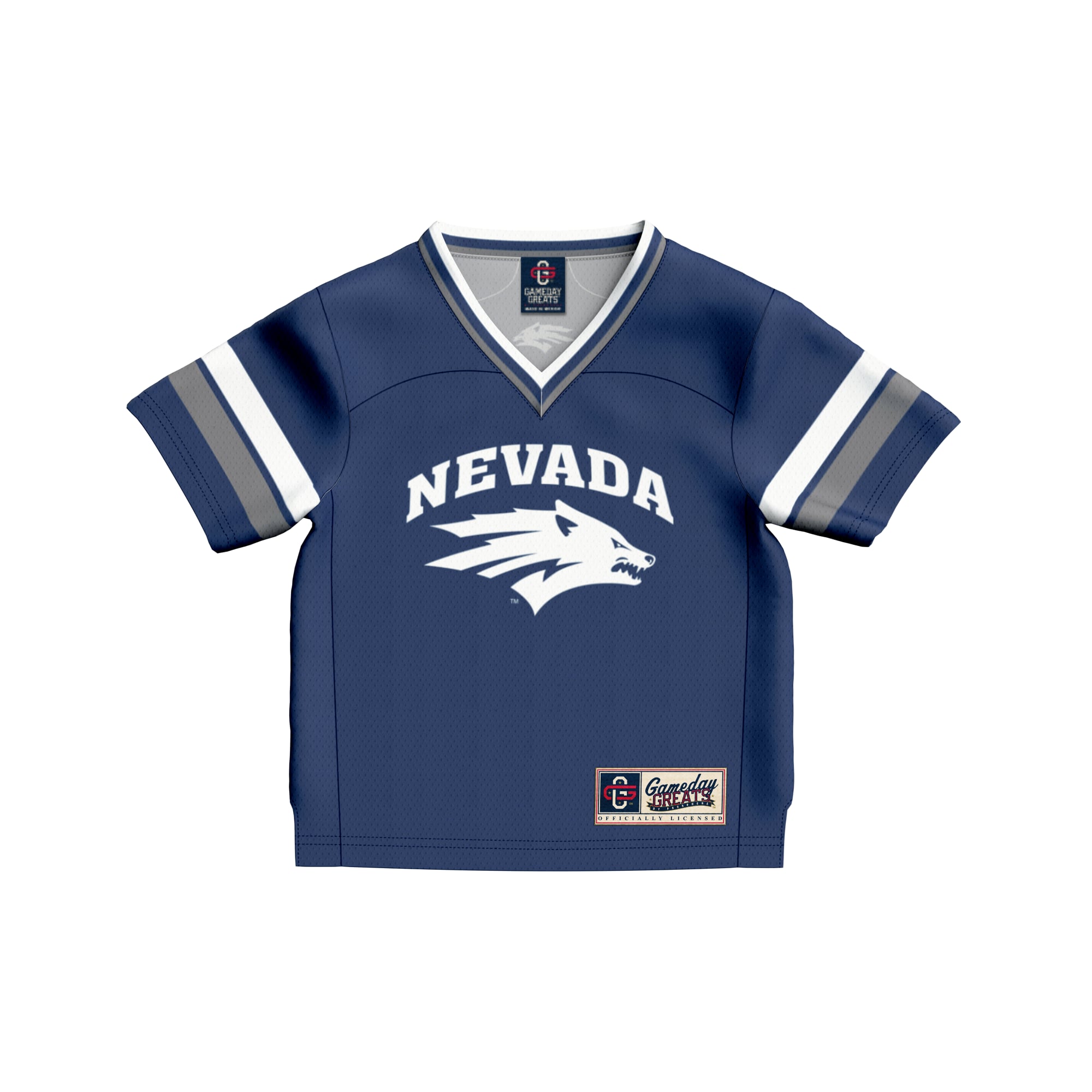 Infant #1 Navy Nevada Wolf Pack Lightweight Collegiate Football Fashion Jersey