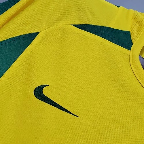 2002 Brazil Authentic Jersey Retro World Cup - Modern Comfort Fit -