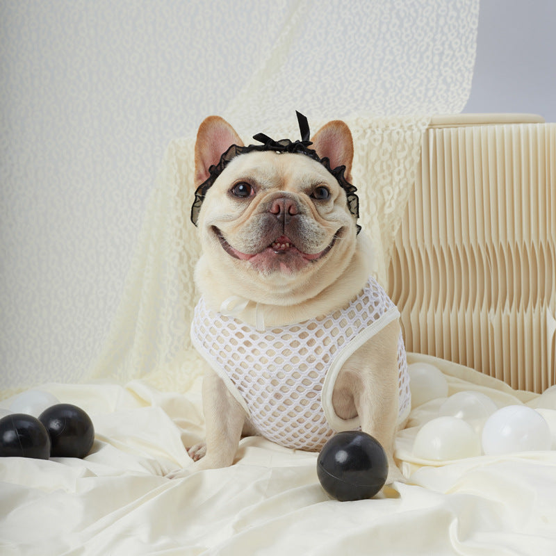 Thin Hollow Mesh Vest For Small Dogs For Frenchie Pups | Breed-optimized