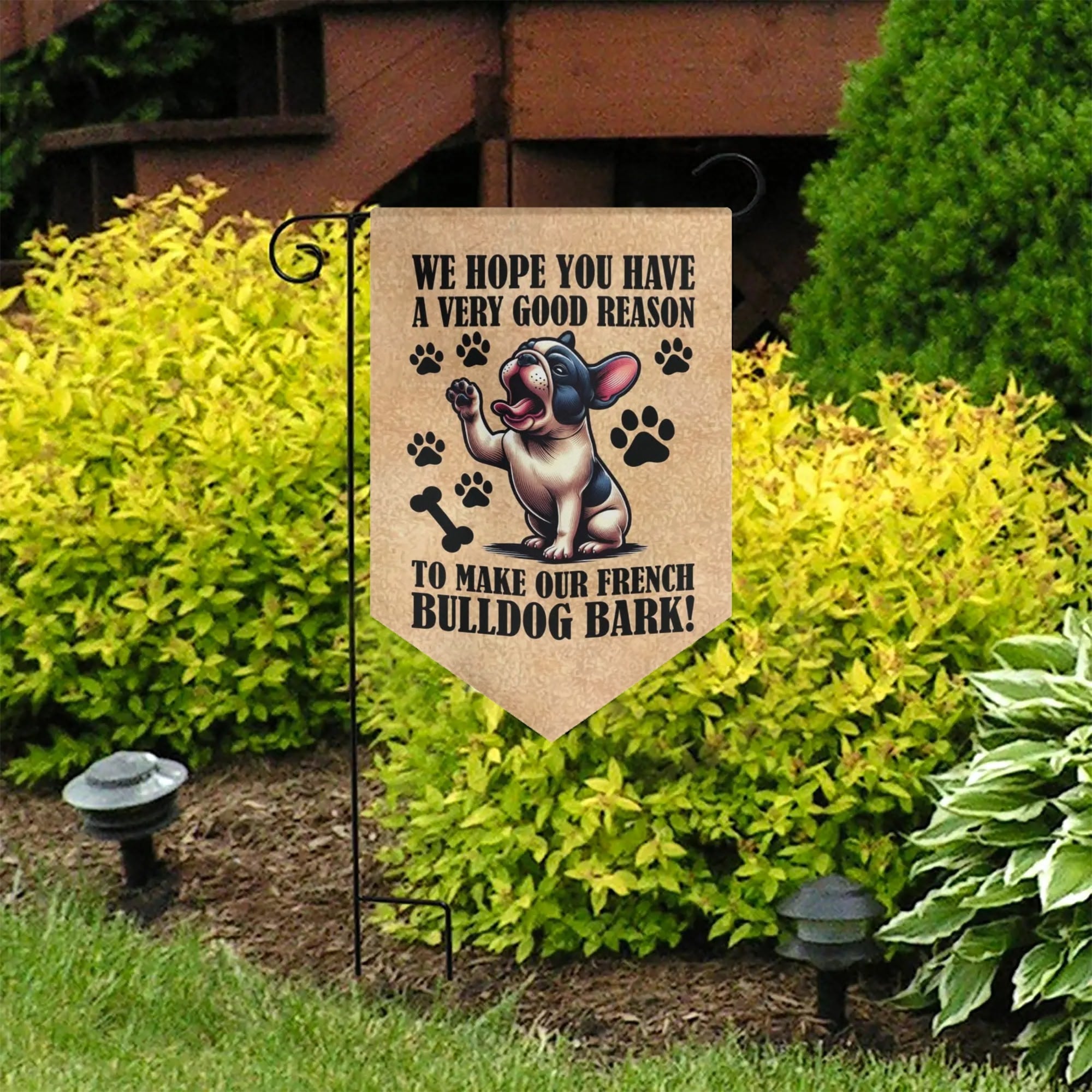 Vet-recommended Garden Flag Banner For French Bulldogs | Vet-recommended
