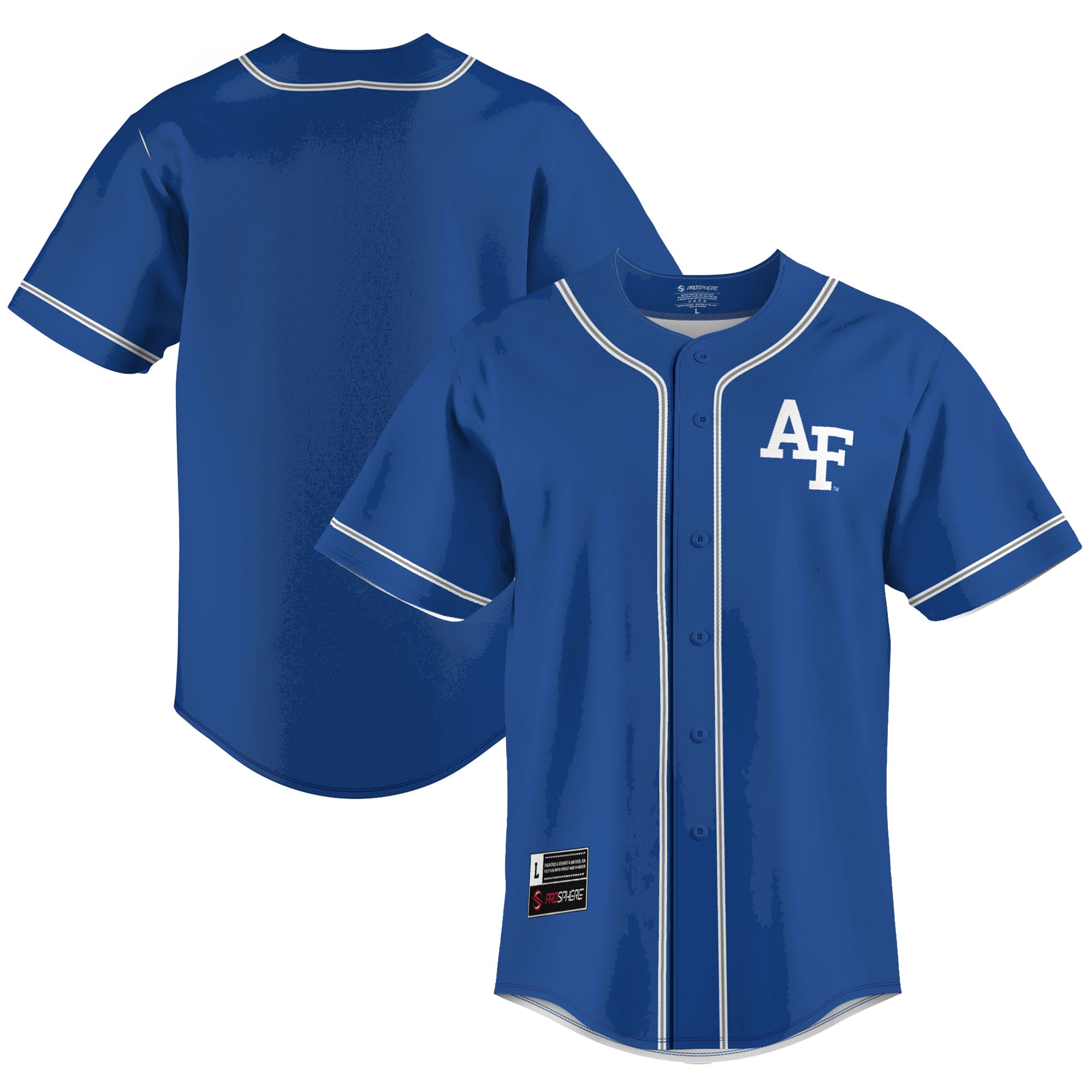 [NJP] Air Force Falcons GameDay Greats Lightweight Baseball Jersey - Blue