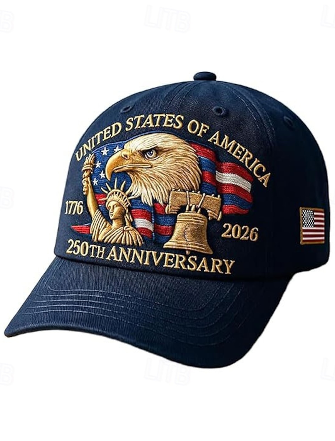 4th of July 2026 250th Memorial Day Men's 3D Print US Flag Crew Neck Short Sleeve T-Shirt Daily Street