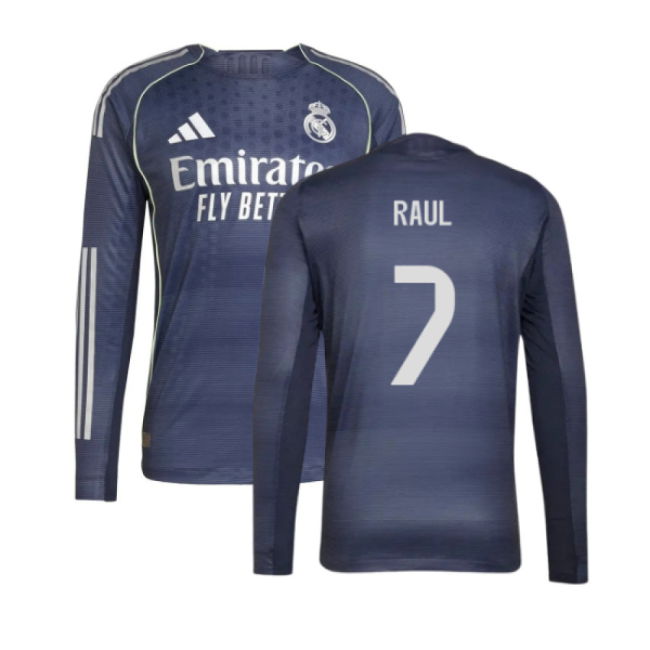 2025-2026 Real Madrid Away Football Shirt (Raul 7) Antibacterial