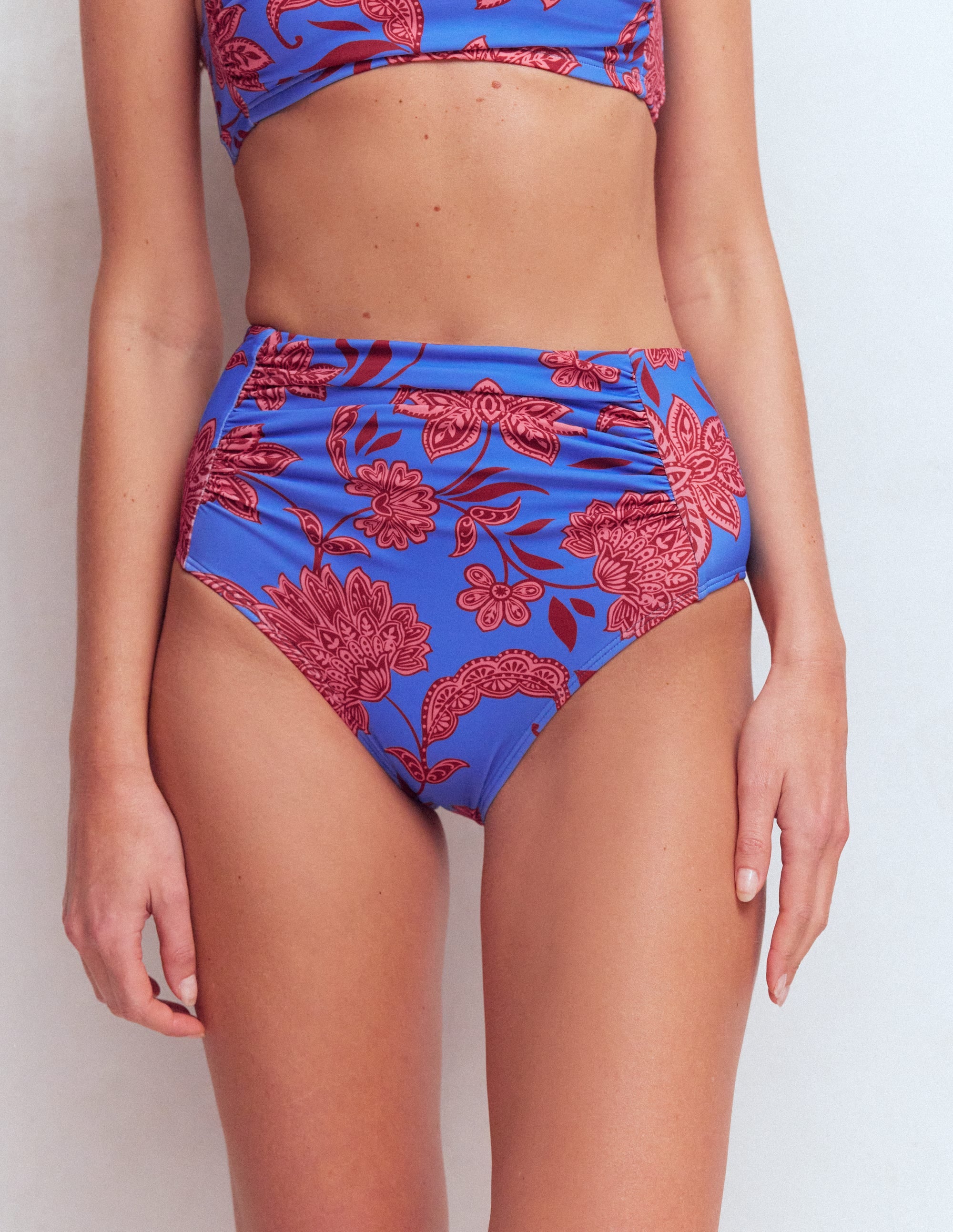 Kythira Ruched Bikini Bottoms
