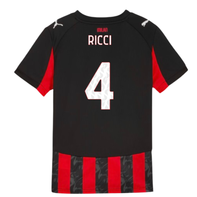 Ac Milan Official 2025-2026 Home Soccer Jersey - Var1-3