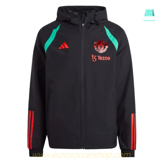 2023-2024 Man Utd Allweather Jacket (Black)