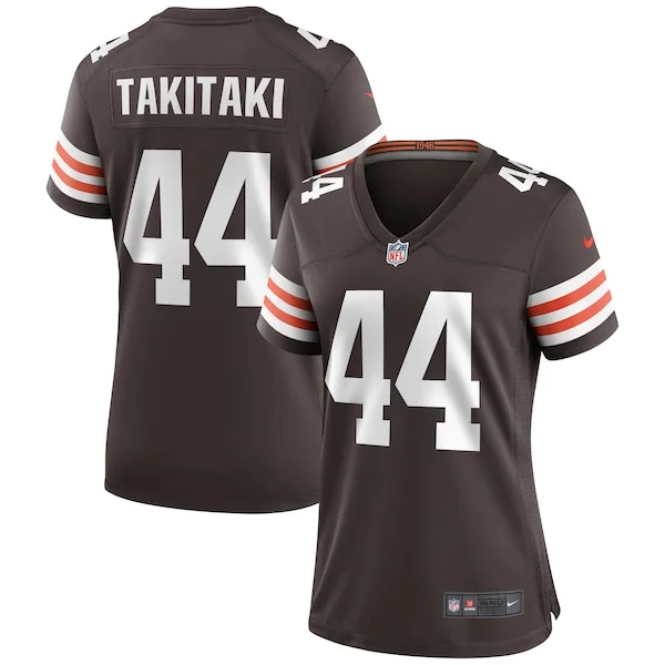 None Sione Takitaki Game Jersey - Brown | NFL Player Jersey | NFL Foot