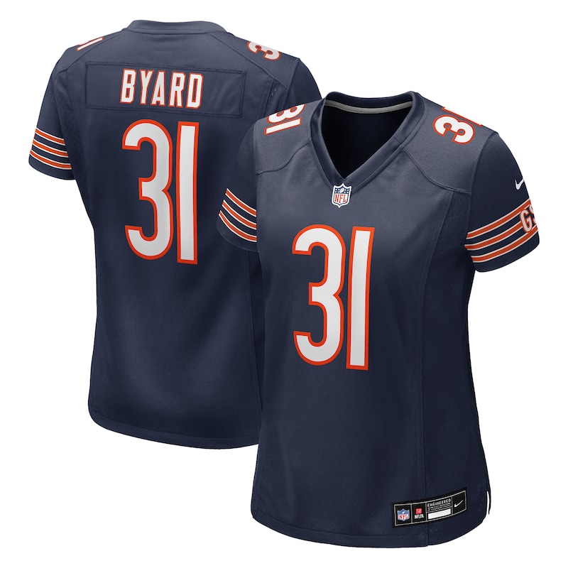 None Kevin Byard Chicago Bears Iconic Authentic Jersey for NFL Fans