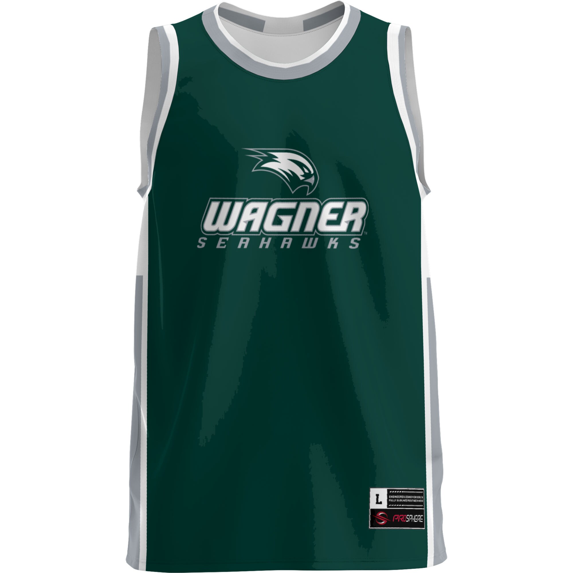 [DDG] Wagner College Seahawks GameDay Greats Lightweight Basketball Jersey - Green