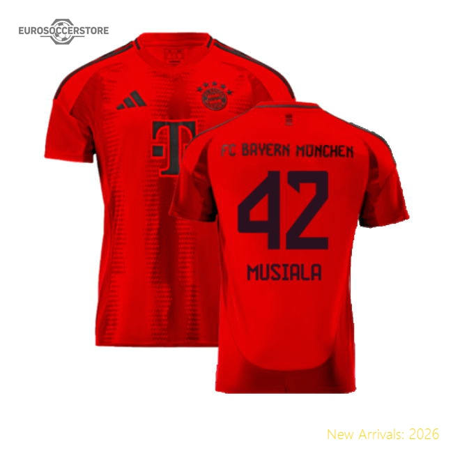 Professional-Grade 2024-2025 Bayern Munich Home Shirt (Musiala 42)
