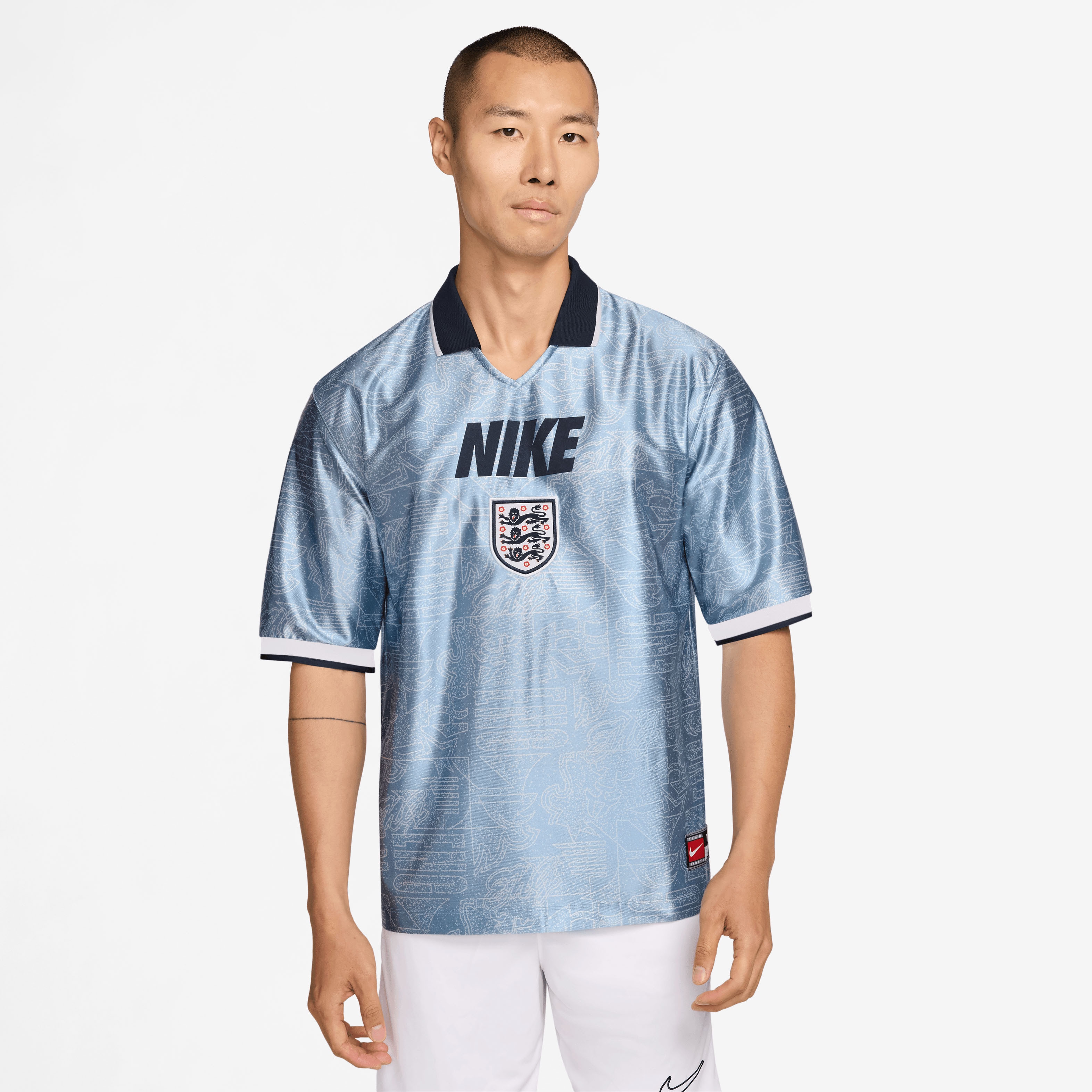 [JED] Youth England National Team Dri-FIT Energy Lifestyle Jersey - Blue