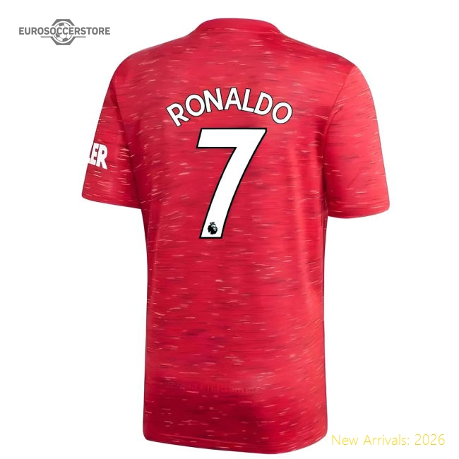 2020-2021 Man Utd Adidas Official Home Football Shirt RONALDO 7