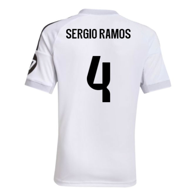 2025-2026 Genuina Camiseta Real Madrid Local - Niños Con Ramos 4