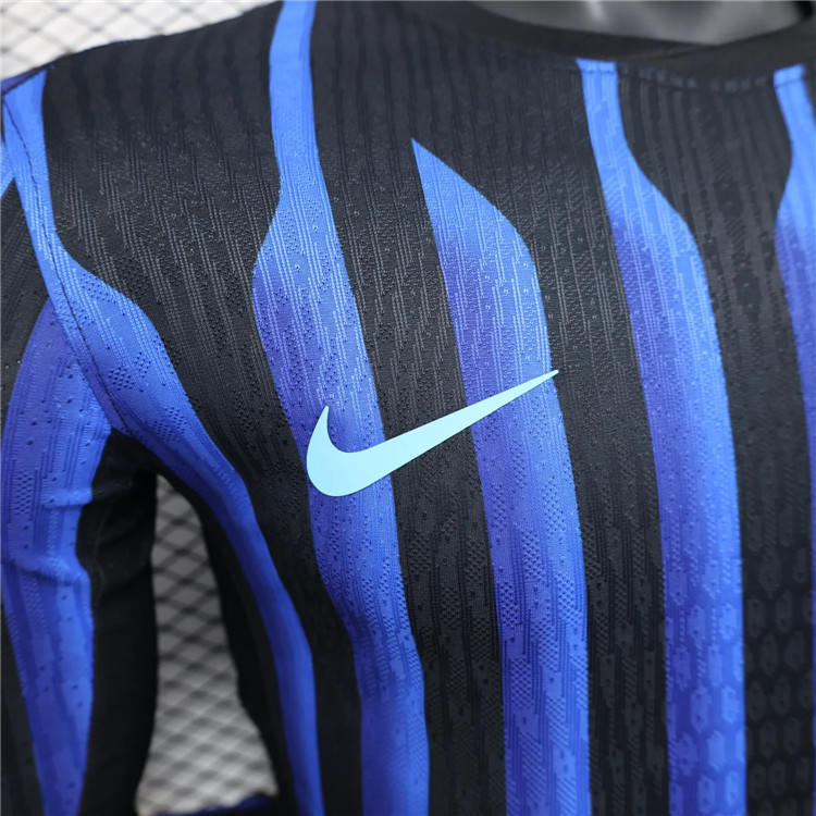 Authentic Inter Milan 2526 Home Long Sleeve Football Shirt Authentic