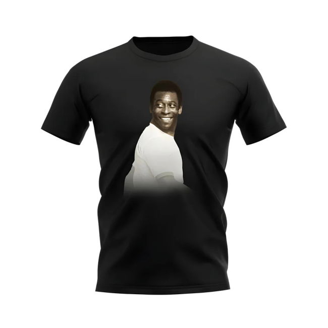 High Pele Brazil Legend T-Shirt (Black) Match Football Cup