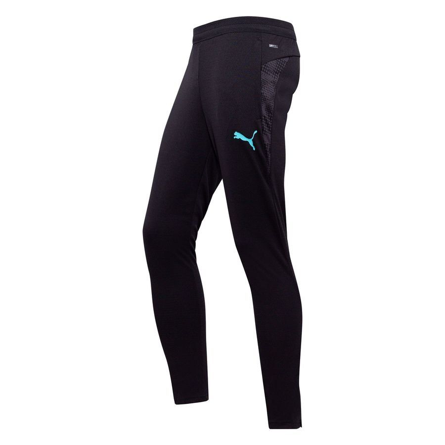 Marseille Training Trousers - PUMA Black/Team Aqua