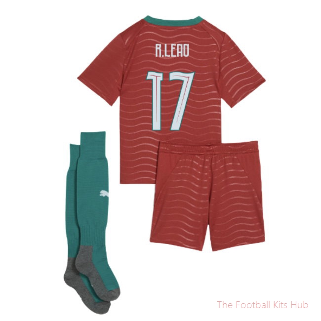 2026-2027 Portugal Home Mini Kit (R.Leao 17)