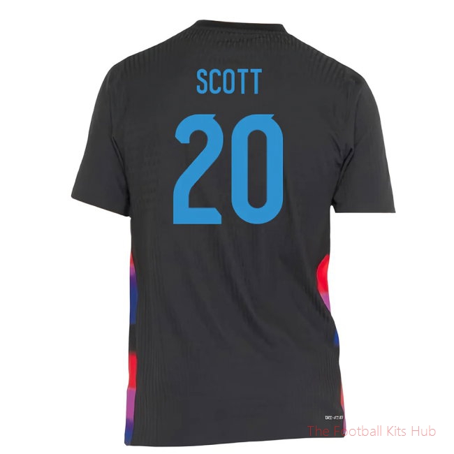 2025-2026 England WEC Authentic Away Shirt (Black) - Mens (SCOTT 20)