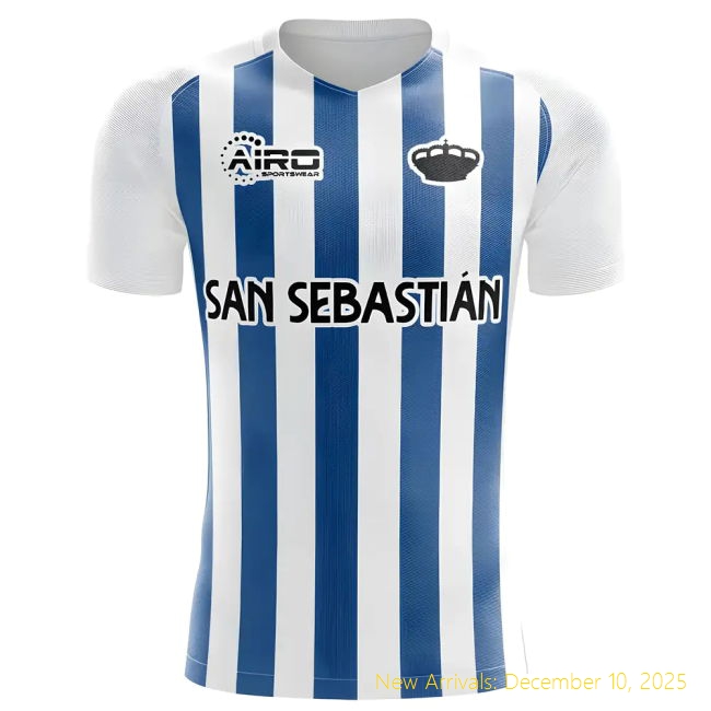 Real Sociedad Official Home - Match Day Essential - Breathable