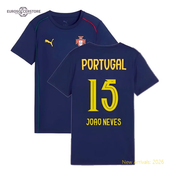 Soft Kids Football Team Joao Neves Jersey 2025-2026 Flexible