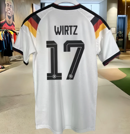 [FSOUK] Germany Florian Wirtz 17 White Home Jersey Youth 2026 World Cup