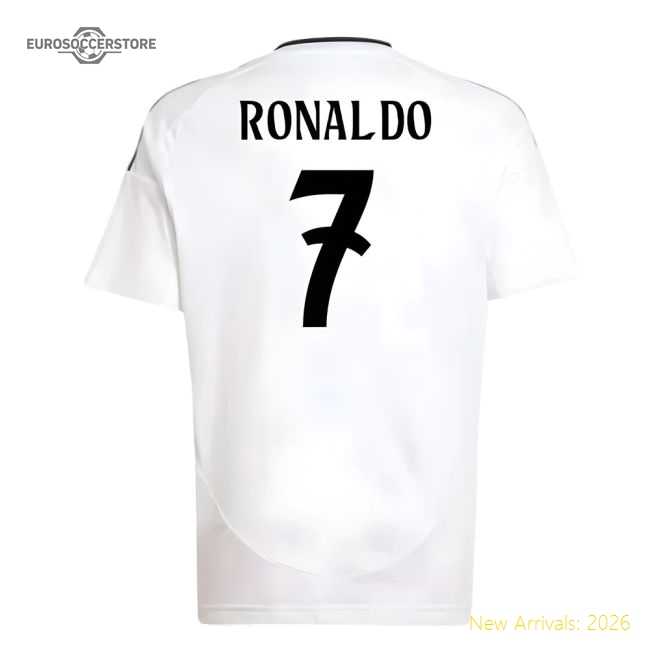 Real Madrid Home Match Jersey Lightweight Lightweight Breathable