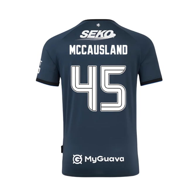 Premium 2025-2026 Rangers Third Third Mccausland 45 With Retro Design