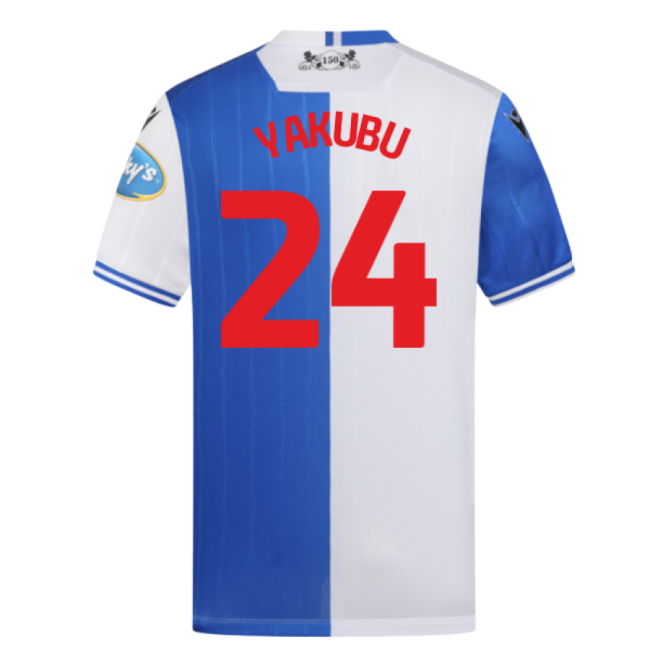 Authentic 2025-2026 Blackburn Rovers Home Shirt (yakubu 24) - Premium