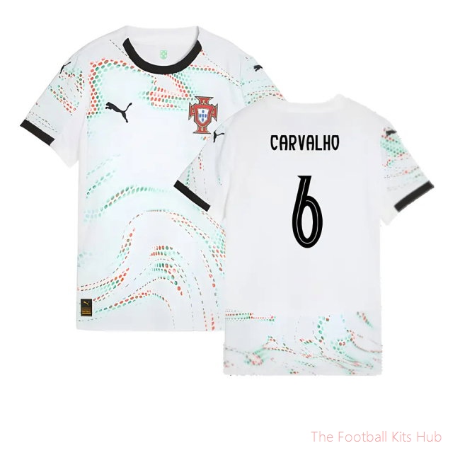2025-2026 Portugal Away Shirt (Womens) (Carvalho 6)