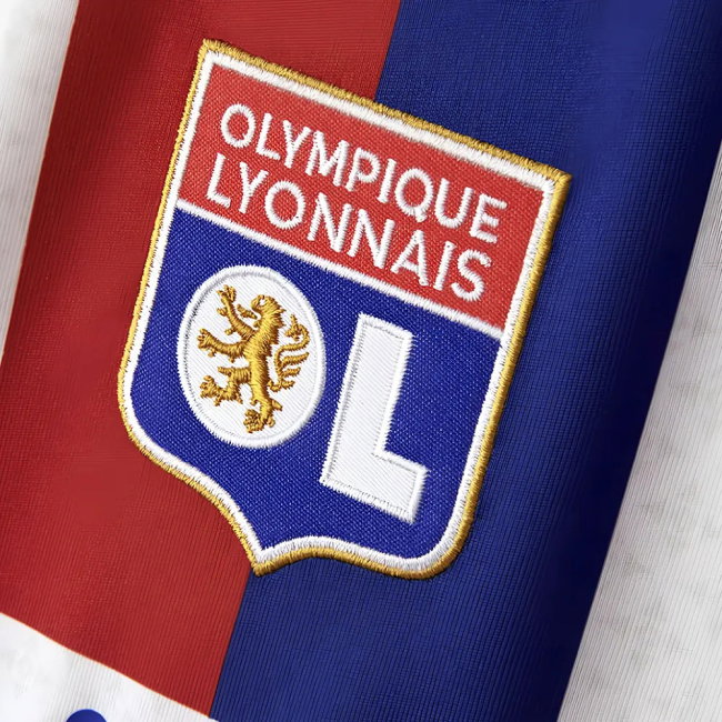 Replica 2025-2026 Lyon Home With Retro Design - Champions League Hero