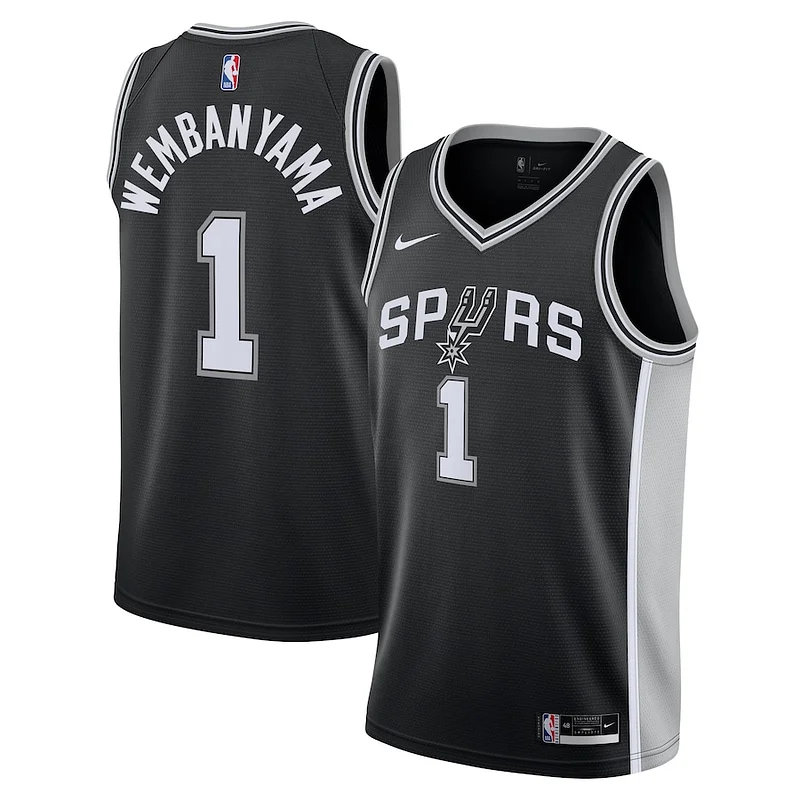 Victor Wembanyama SAS Swingman Jersey - modern Basketball - Black