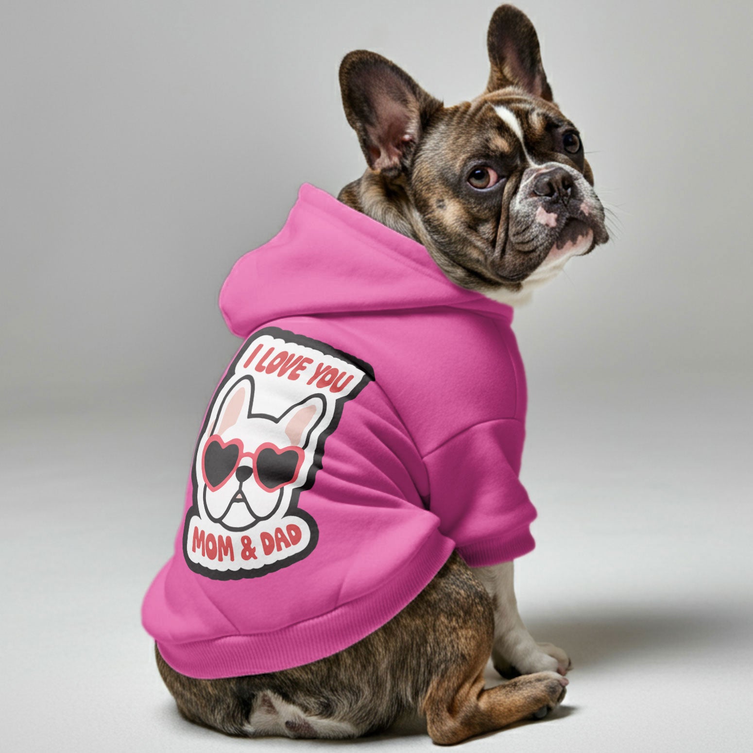 Cozy Love - Personalized French Bulldog Hoodies With Funny Quotes – S...