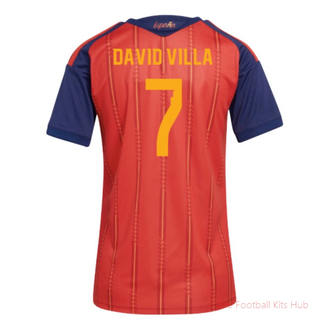 2026-2027 Spain Home Shirt (Womens) (David Villa 7)