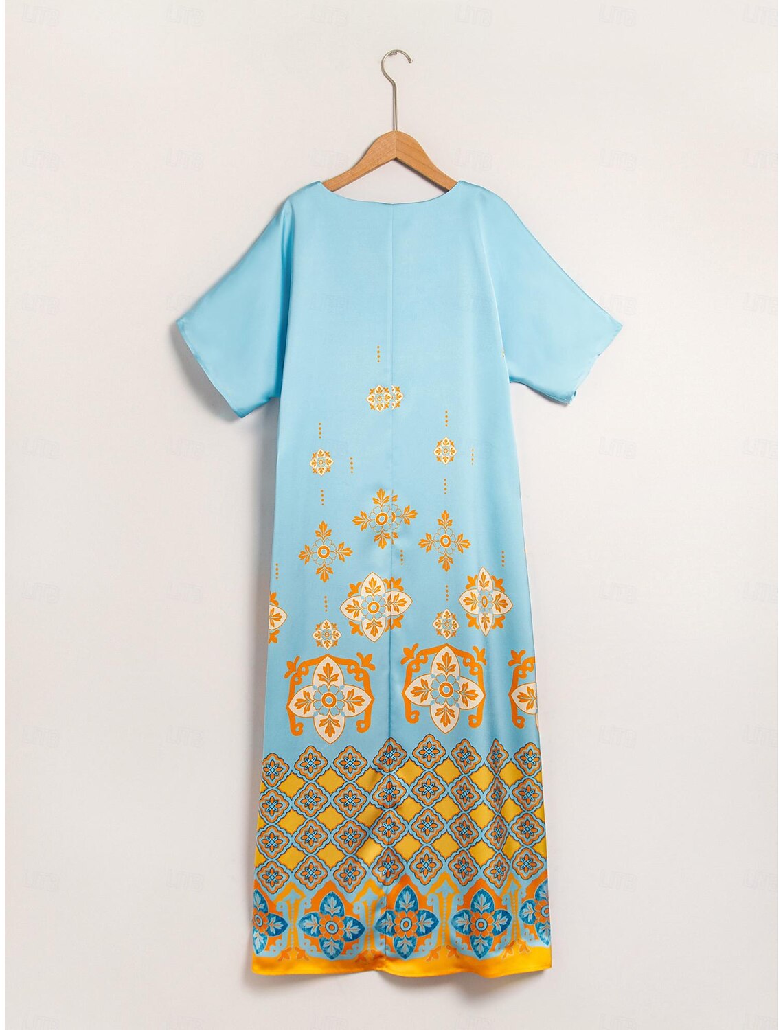 Satin Boho Double Slit Crew Neck Sleeveless Tank Top