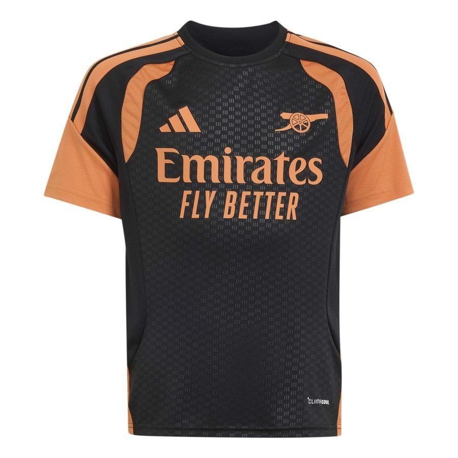 Arsenal Training T-Shirt - Black/Orange Kids