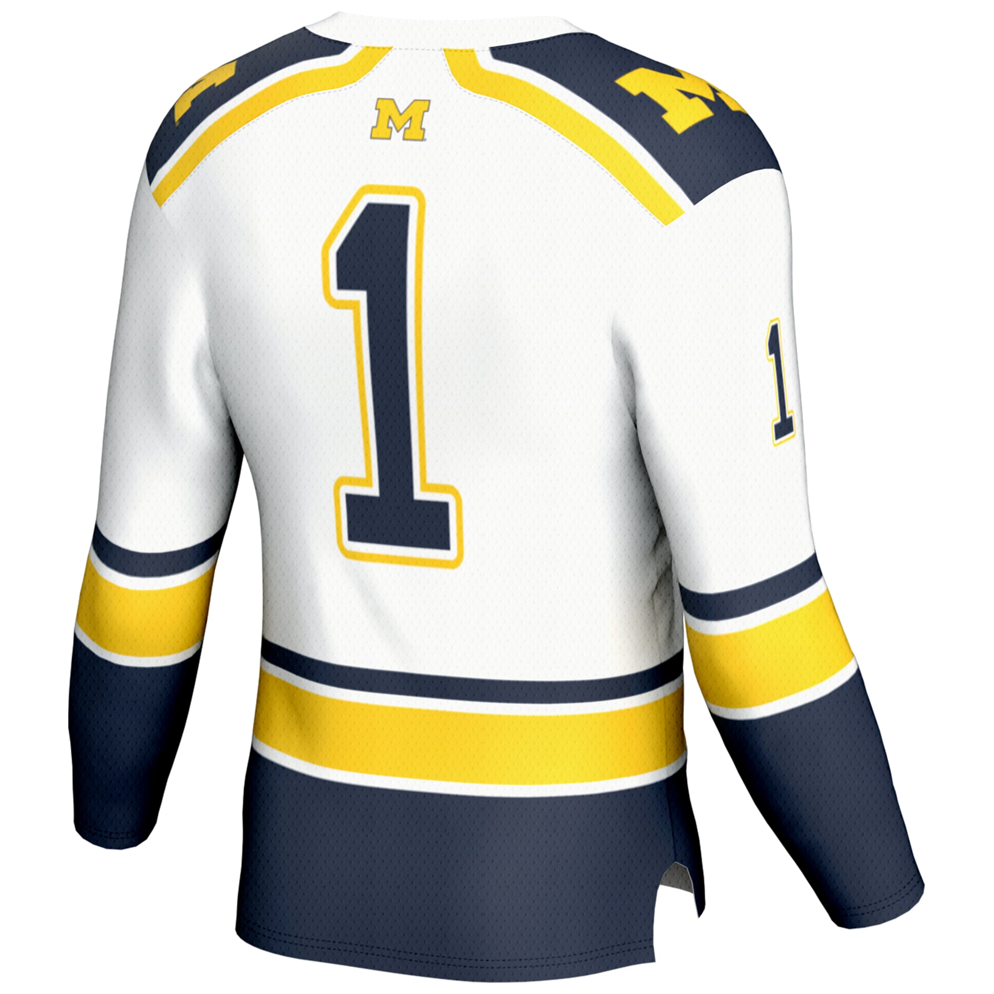 [NJP] Michigan Wolverines GameDay Greats Hockey Jersey - White